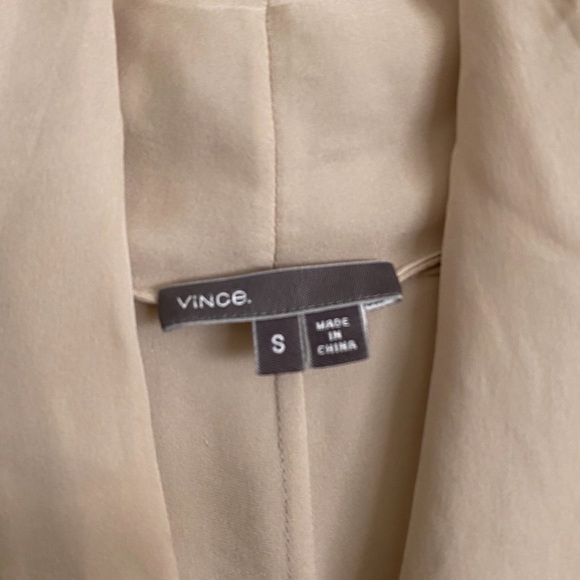 Vince Silk Blouse Cream Size S - Picture 5 of 8